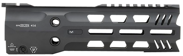 Strike Industries GRIDLOK Lightspeed Handguard – 9 M-LOK, Quick Detach, Black Aluminum, Fits HK 416, MR556, M27 IAR