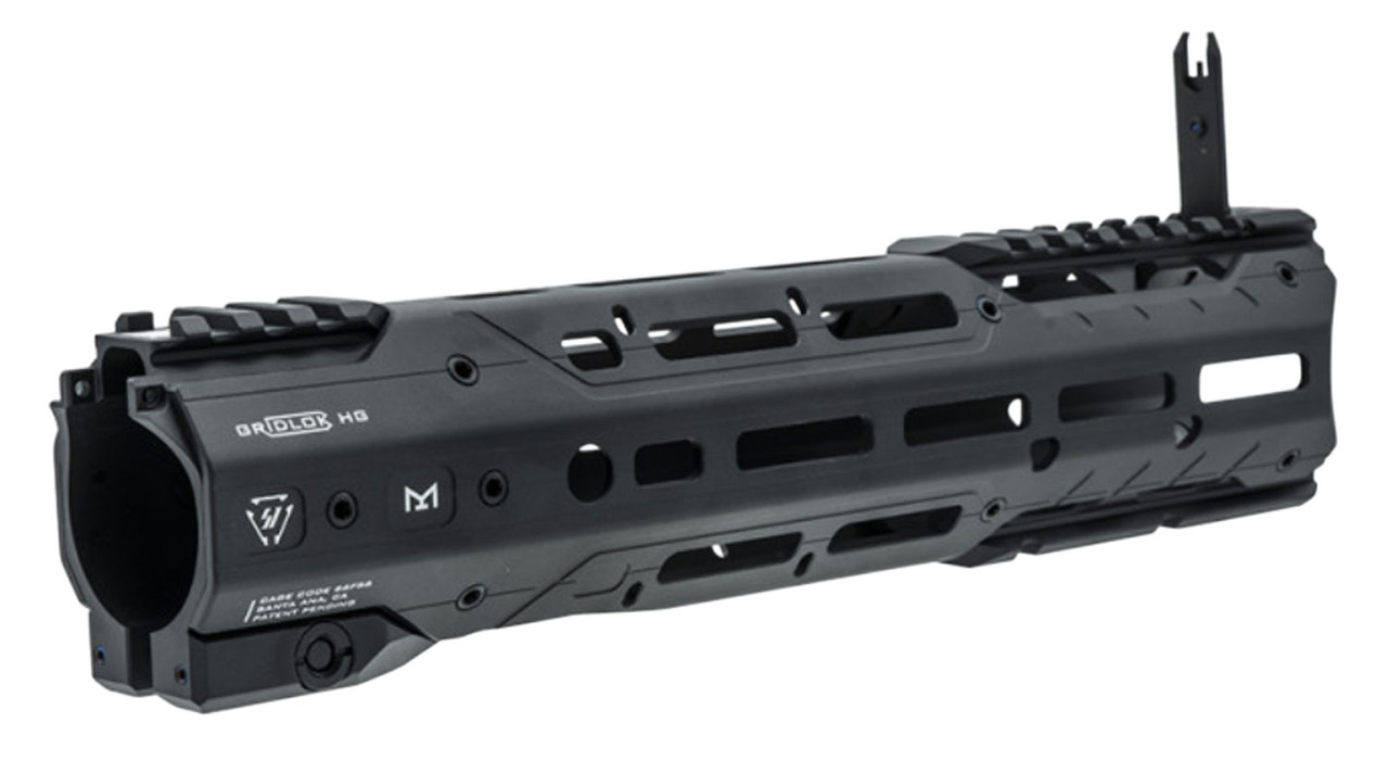 Strike Industries GridLok Handguard – 11-Inch, Black Anodized Aluminum, M-LOK Rail for AR-15