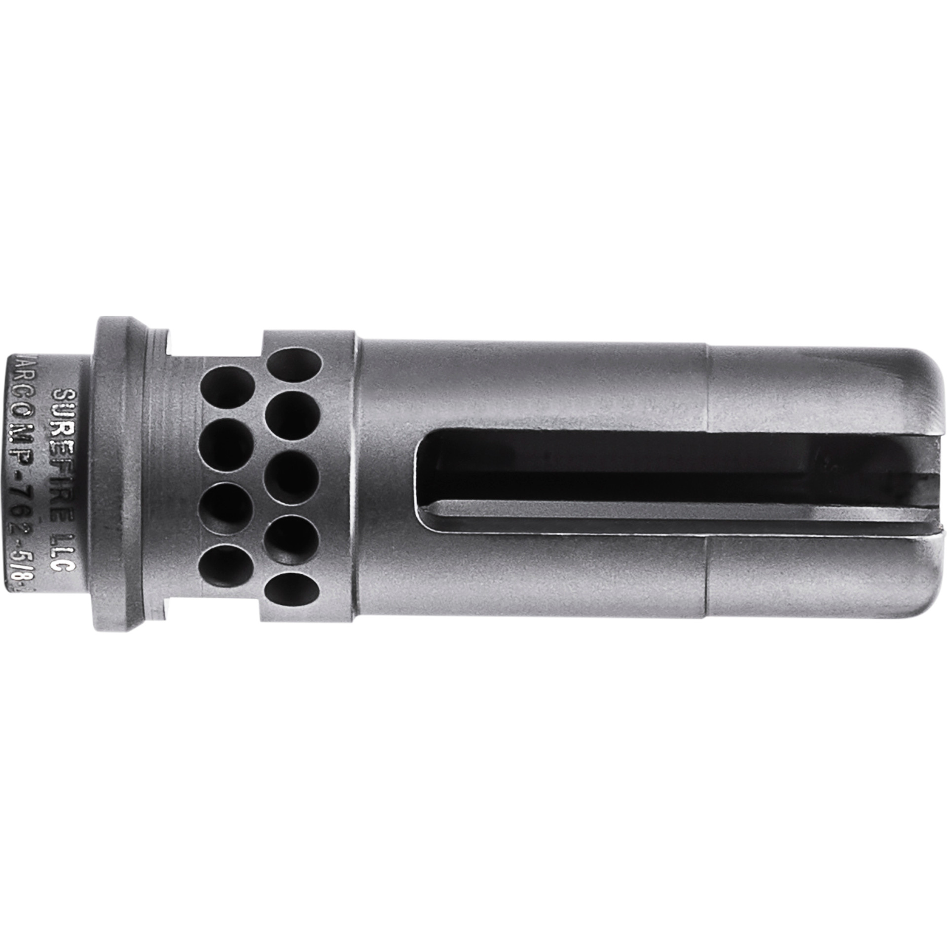 SureFire WARCOMP 7.62 Flash Hider – 3-Prong, Ported Muzzle Brake, 5/8x24 TPI, SOCOM Suppressor Compatible