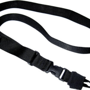 Tacshield CQB Single Point Sling with QD Push Button 1.50 Black Webbing