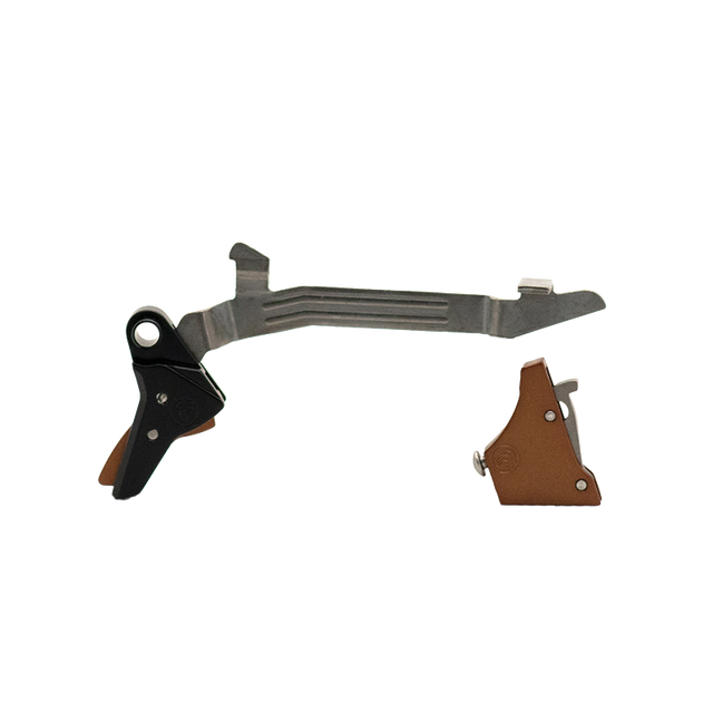 Timney Alpha Competition Trigger – Glock Gen 3/Gen 4 – Gold Anodized – G17, G19, G22, G23, G34 Compatible