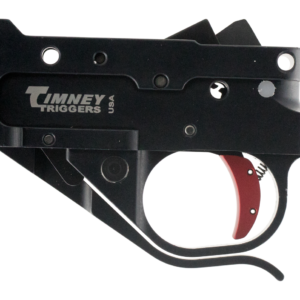 Timney Triggers 10/22 2C – Single-Stage Curved Trigger Upgrade, 2.75 lbs Pull – Black/Red Finish
