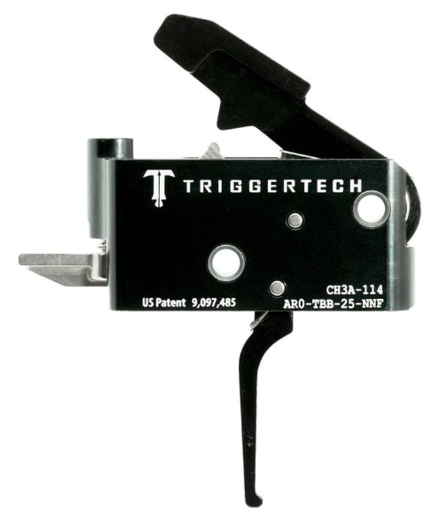 TriggerTech Adaptable Primary with Bolt Release AR-Platform Two Stage Flat 2.50-5.00 lbs