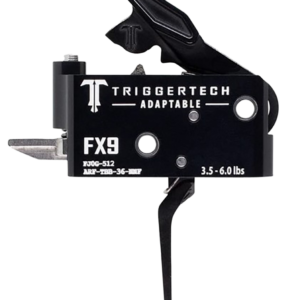TriggerTech FX-9 Trigger Adaptable, Black PVD Two-Stage Flat 3.50-6 lbs