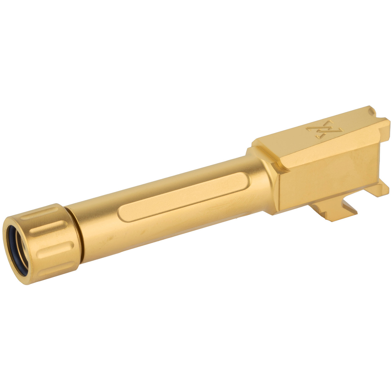 True Precision 9mm Threaded Barrel, Gold Fits Springfield Hellcat