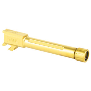 True Precision 9mm Threaded Barrel Gold, Fits Springfield Hellcat Pro