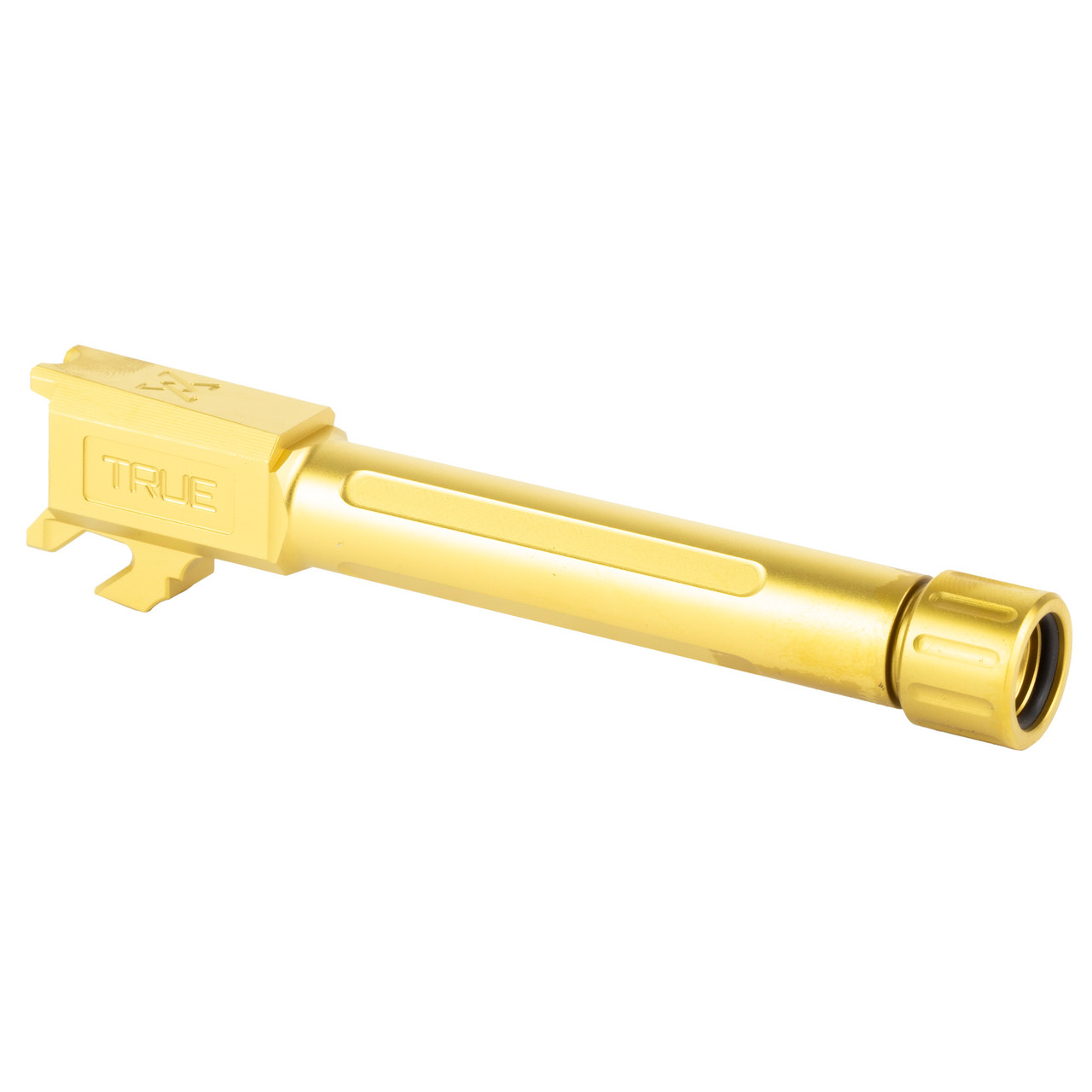 True Precision 9mm Threaded Barrel Gold, Fits Springfield Hellcat Pro