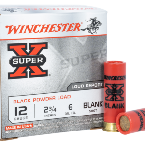 Winchester Super X Black Powder Load 12 Ga 2.75, 25 Bx 10 Cs