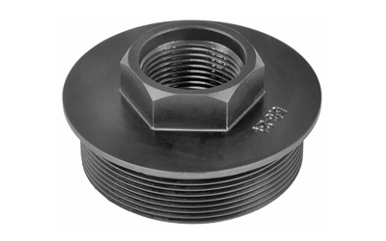 Yankee Hill Universal Rifle Adapter – 1/2x36 TPI, 17-4 Stainless Steel, Black Melonite QPQ Finish