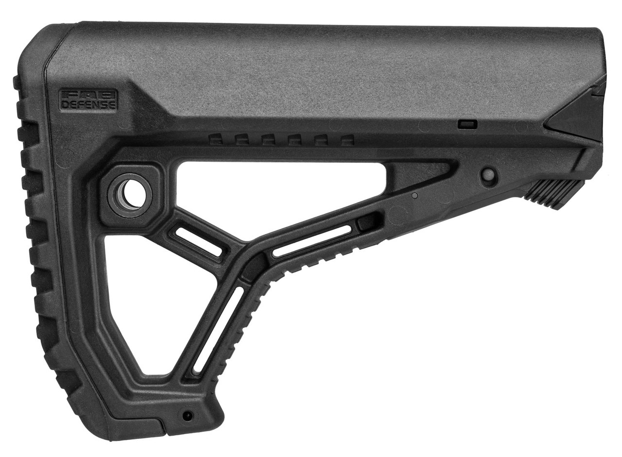 FAB Defense GL-CORE AR-15 Buttstock – Fits Mil-Spec & Commercial Buffer Tubes