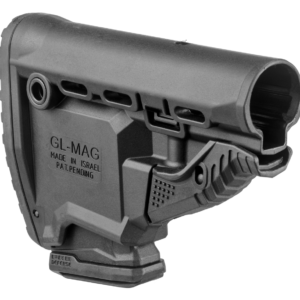FAB Defense GL-Mag AR-15 Rifle Survival Buttstock – Built-In Mag Carrier, Polymer