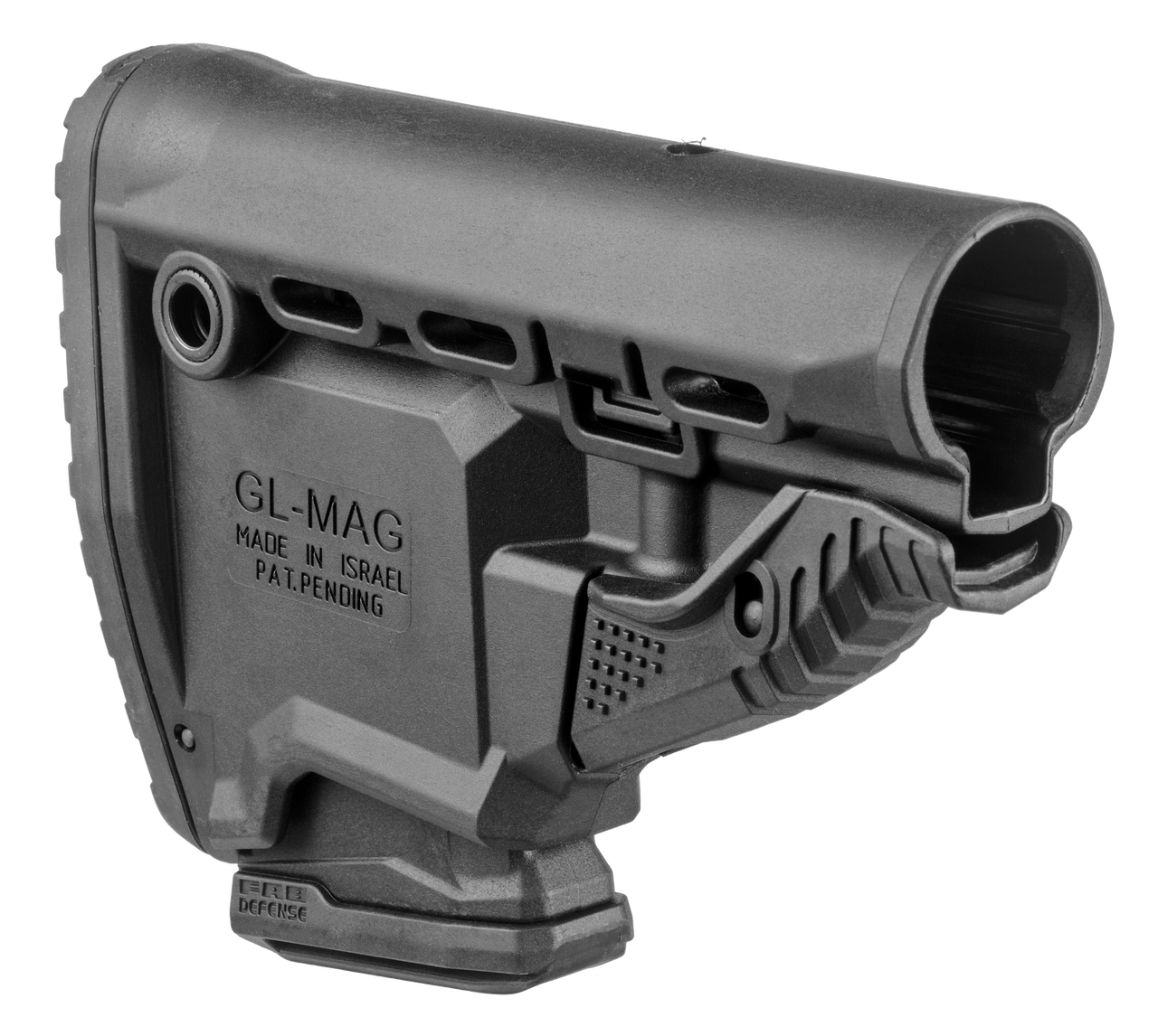 FAB Defense GL-Mag AR-15 Rifle Survival Buttstock – Built-In Mag Carrier, Polymer