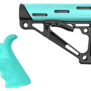 Hogue AR-15 Kit Grip/Collapsing Buttstock MIL Aqua