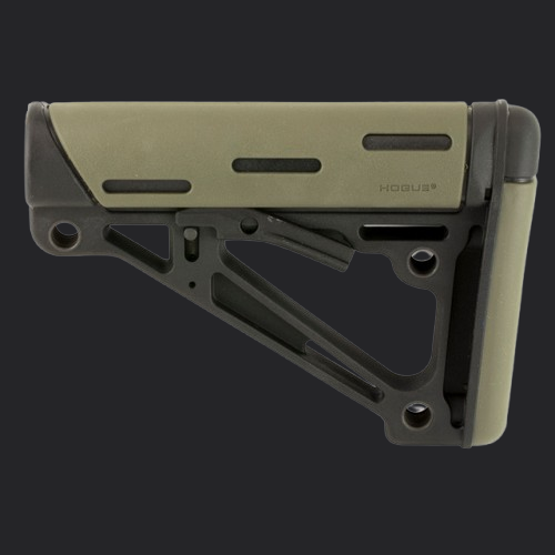 Hogue AR-15 6-Position Collapsible Stock – Fits Mil-Spec Buffer Tubes Only
