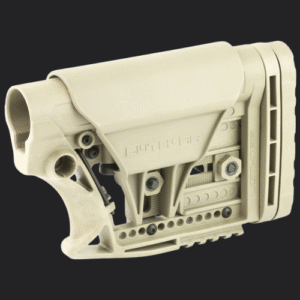 Luth-AR MBA-3 Carbine Stock – Adjustable, Fits AR-15 & AR-10, FDE