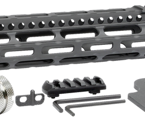 Midwest Ultralight M-Lok Handguard AR-15 Black Hardcoat Anodized 6061-T6 Aluminum 10.50