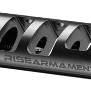 Rise Armament RA-701 Compensator – 5.56 NATO/.223 Rem, 1/2"-28 Thread, Black Nitride, 416 Stainless