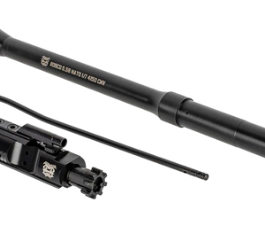 Rosco Bloodline, Saucepack, Barrel, 5.56mm, 16", Mid Length Gas System, Fits AR-15, Nitride Finish, Black, Includes Bolt Carrier Group, Gas Tube and Non Adjustable Gas Block