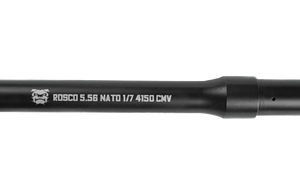 Rosco Manufacturing Bloodline Barrel, 5.56mm, 11.5", Black Nitride Finish, 1:7 Twist, 1/2x28, 4150 CMV
