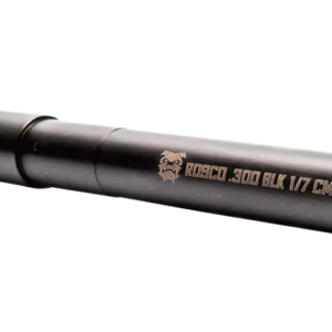 Rosco Manufacturing Bloodline Heavy Barrel, 300BLK, 10.5", Black Nitride Finish, 1:7 Twist, 5/8x24, 4150 CMV