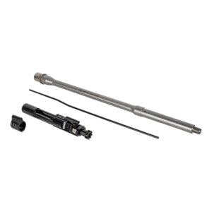 Rosco Purebred, Saucepack, Barrel, 223 Wylde, 16", Mid Length Gas System, Fits AR-15, Beadblasted Finish, Silver, Includes Bolt Carrier Group, Gas Tube and Non Adjustable Gas Block