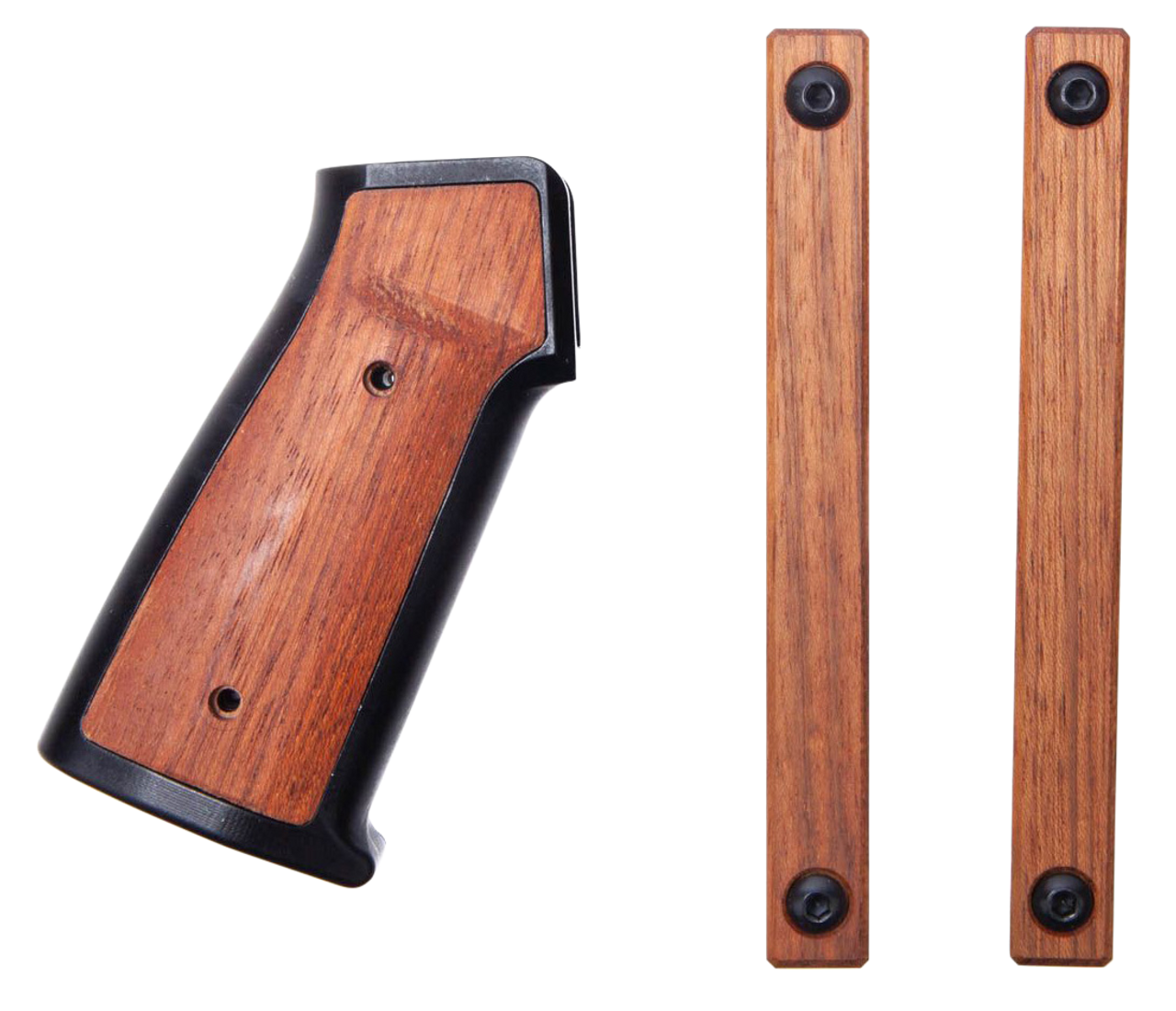 Sharps Bros. AR Grip – Brazilian Cherry & Aluminum Hybrid with M-LOK Panels