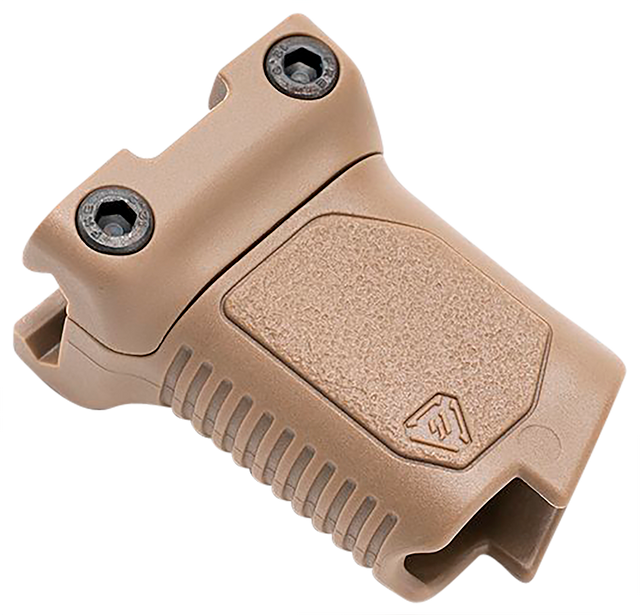 Strike AR-CMAG-RAIL-S-Flat Dark Earth Angled Vertical Grip Short Flat Dark Earth Polymer with Cable Management Storage for Picatinny Rail