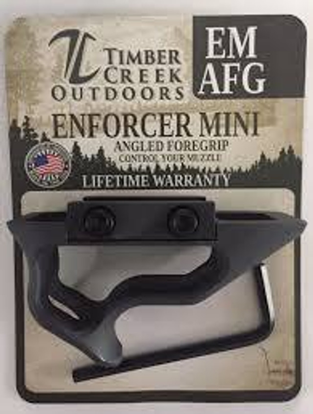 Timber Creek Enforcer Mini Angled Foregrip – Lightweight, Precision-Machined AR Upgrade