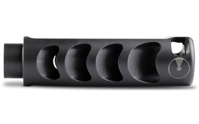Ultradyne Apollo Muzzle Brake – 5.56/.223, AR-15, 1/2x28 Thread, Black 416 Stainless Steel